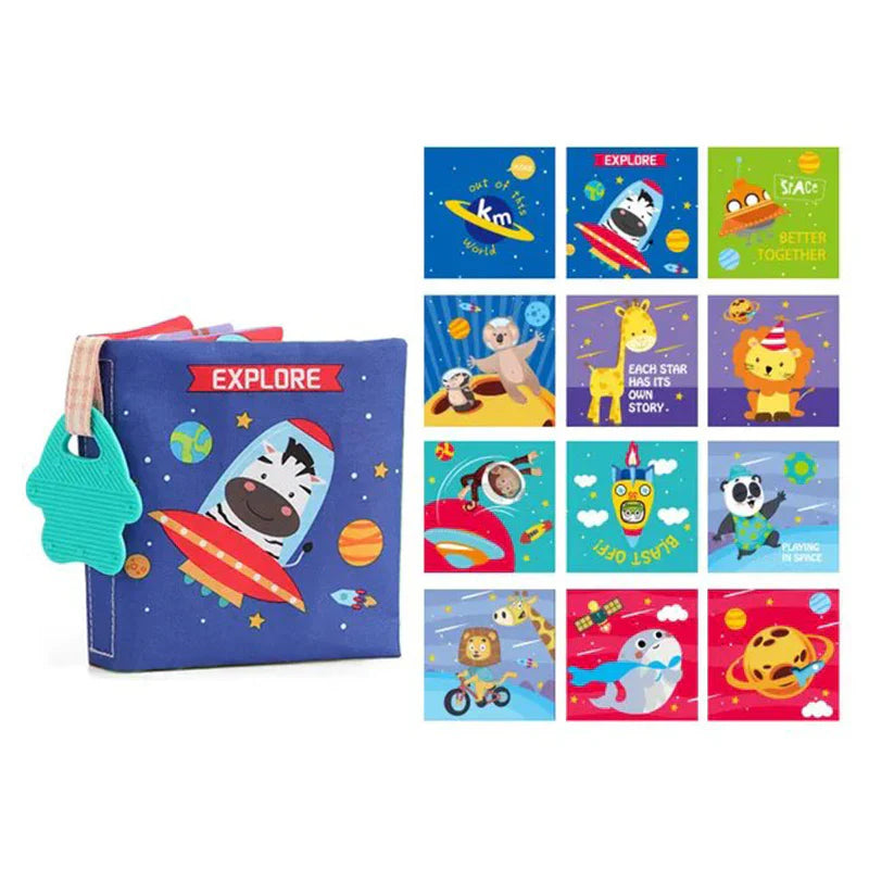 Activity Senory Cloth Book Set For Babies (6 books