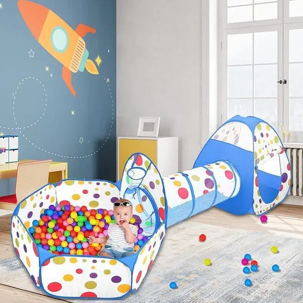 3 in 1 Tunnel tent for kid