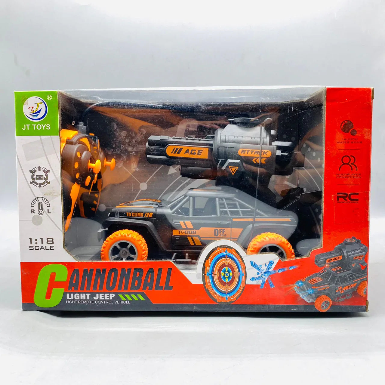 RC Gel Blaster Light & Sound Jeep