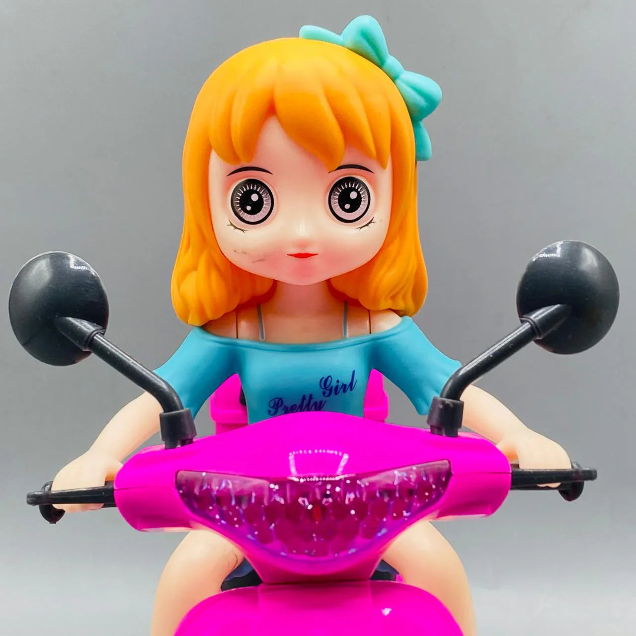 Doll Ride On Motorbike With Light And Sound