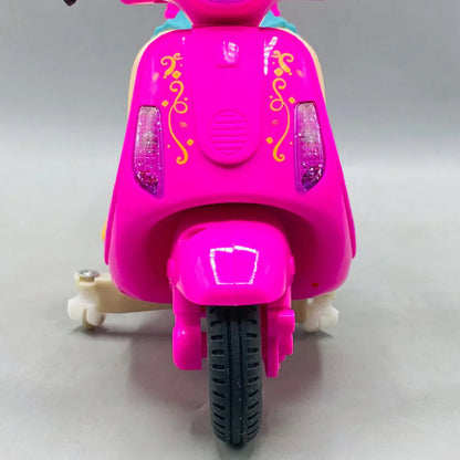Doll Ride On Motorbike With Light And Sound
