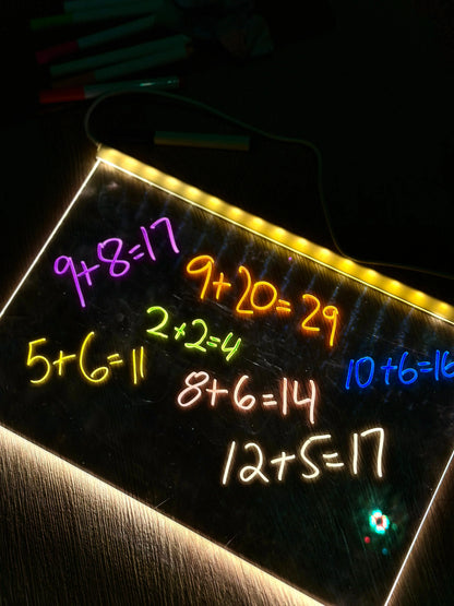 Led Glow Drawing Board for Kids