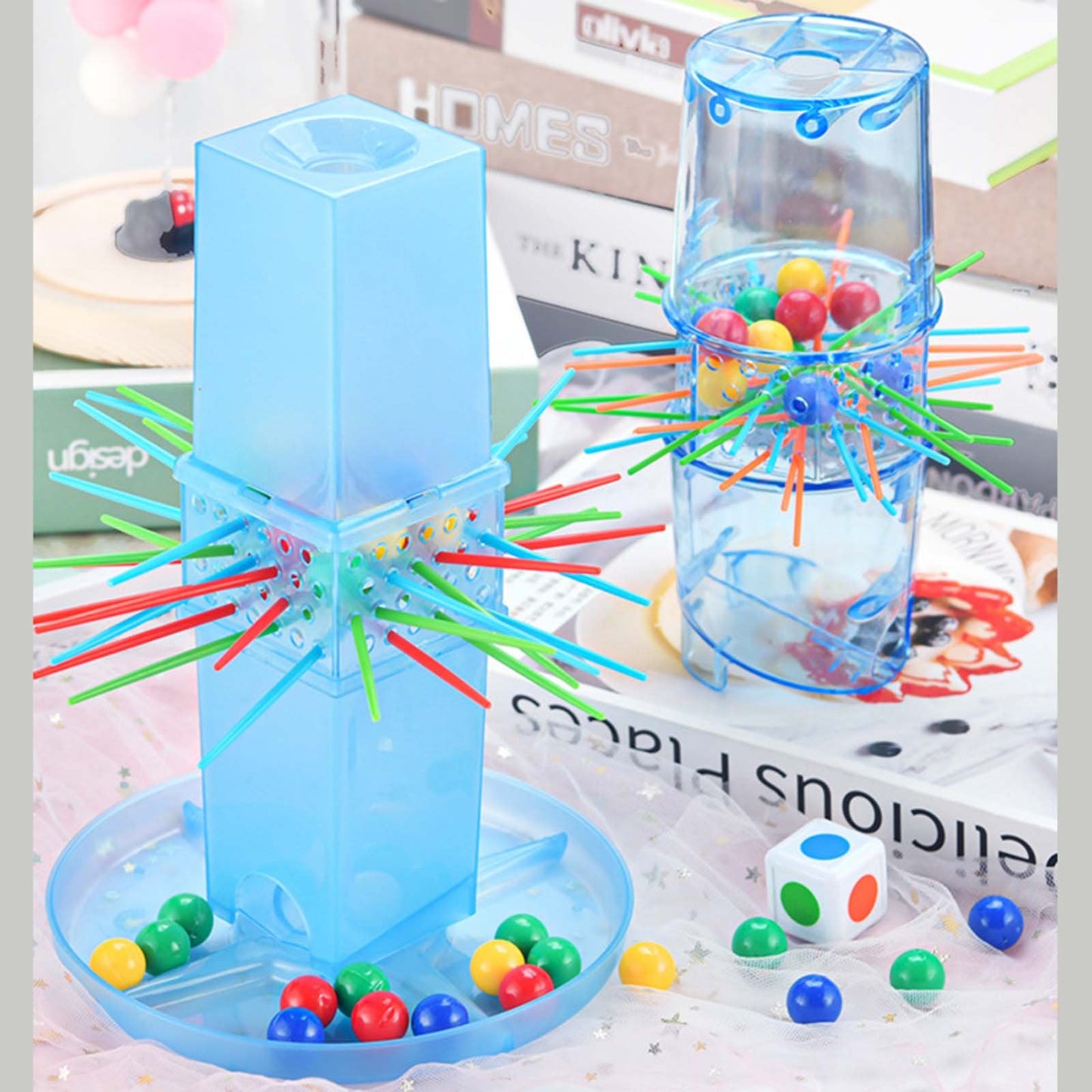 Kids Interactive Trick Stick Keep Balance Partner Challenge Game Toys for Kids