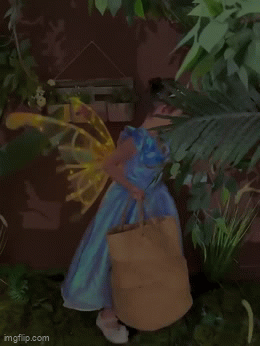 Electric LED Fairy Wings with Music & Flapping Motion