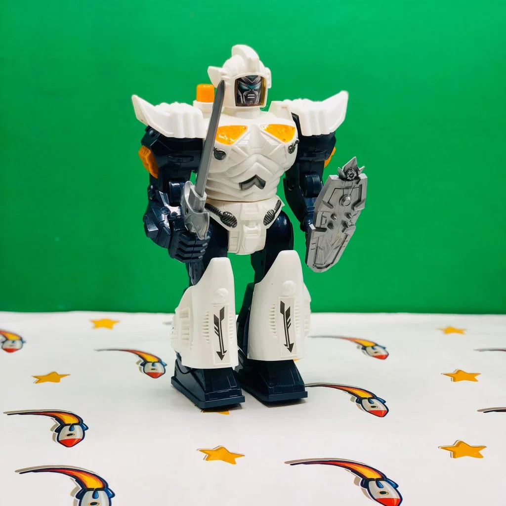 Action Face Changing Robot With Music & Lights