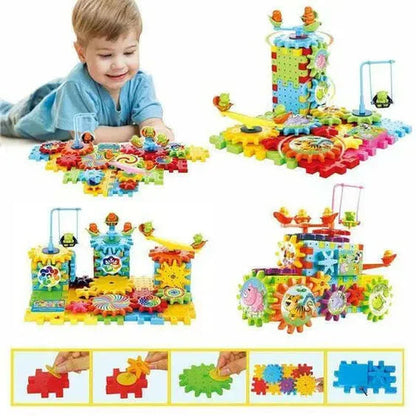 Electric Gear Building Blocks Toy