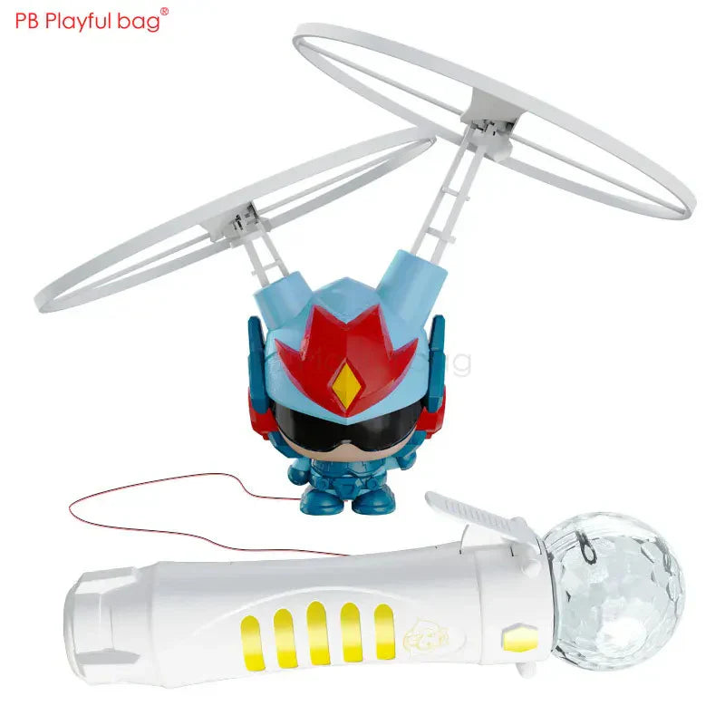 Wire Control Airplane Toy with Light Strap