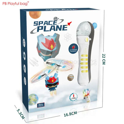 Wire Control Airplane Toy with Light Strap