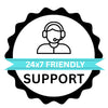 Icon of a person with a headset and '24x7 Friendly Support' text on a white background. Best Online Toy Store Pakistan