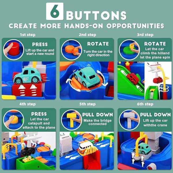 City Adventure Car Track Game (Big Size)