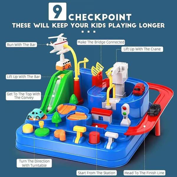 City Adventure Car Track Game (Big Size)