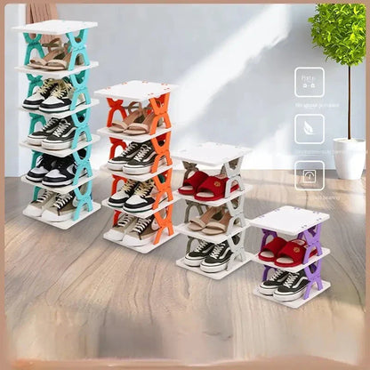 Folding X Shape Shoe Rack (Shoe organizer)