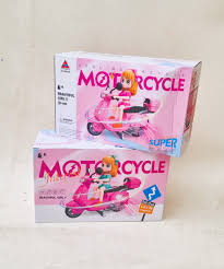 Doll Ride On Motorbike With Light And Sound