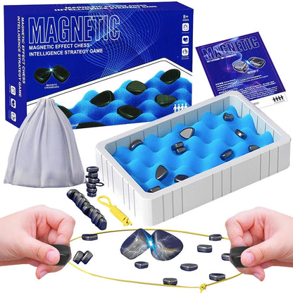 2-in-1 Magnetic Chess Game Set – Travel-Friendly, Screen-Free Strategy Fun