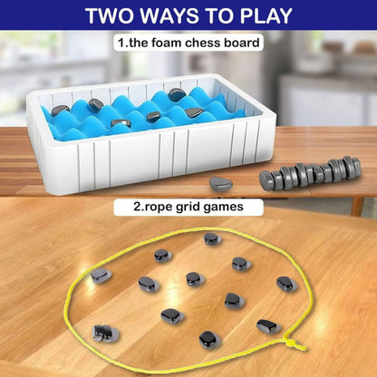 2-in-1 Magnetic Chess Game Set – Travel-Friendly, Screen-Free Strategy Fun
