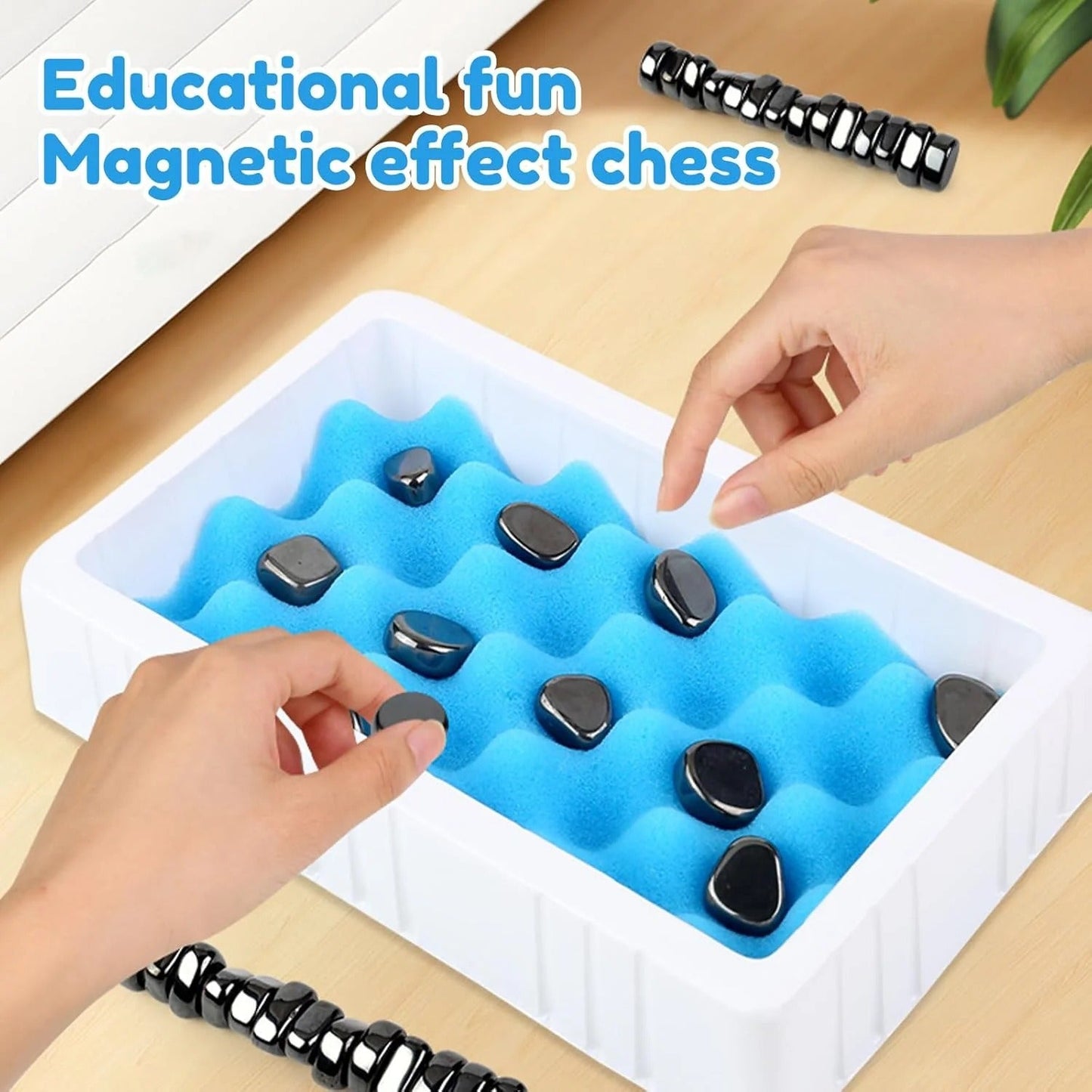 2-in-1 Magnetic Chess Game Set – Travel-Friendly, Screen-Free Strategy Fun