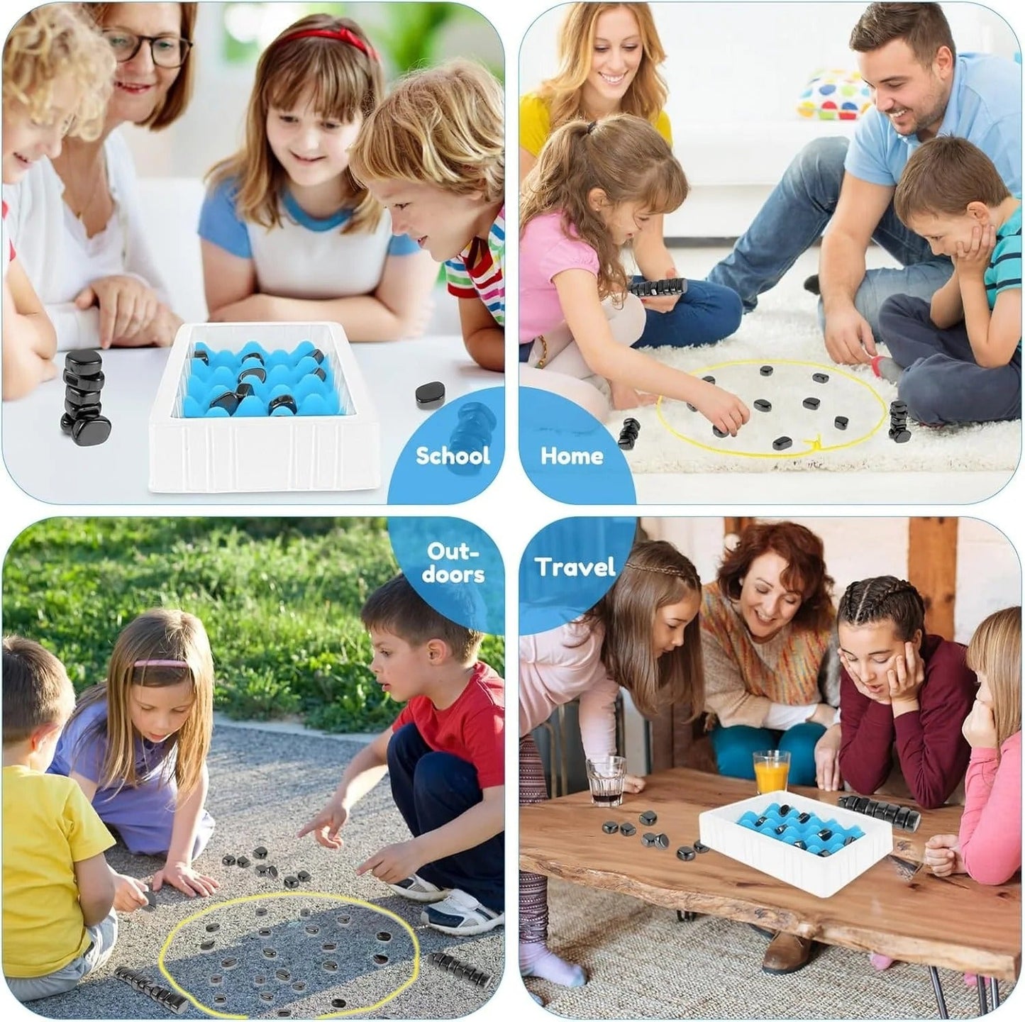2-in-1 Magnetic Chess Game Set – Travel-Friendly, Screen-Free Strategy Fun