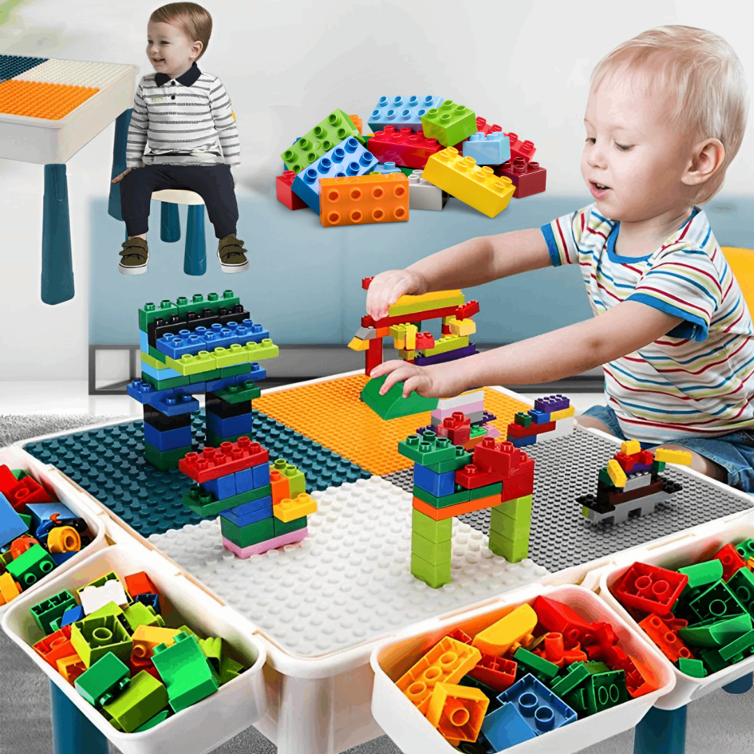 Blocks Creative Building Blocks Table  + CHAIR