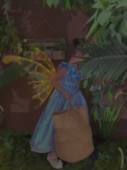 Electric LED Fairy Wings with Music & Flapping Motion
