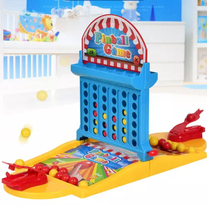Mini Pinball Game Indoor Table Games Shooting Desktop Toy