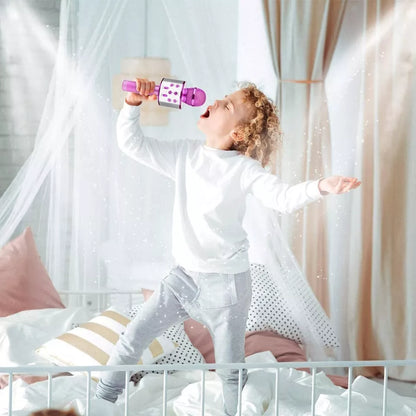 Wireless Bluetooth Karaoke Microphone for Kids (Portable)