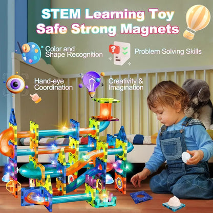 69Pcs Building Blocks  Magnetic Tiles