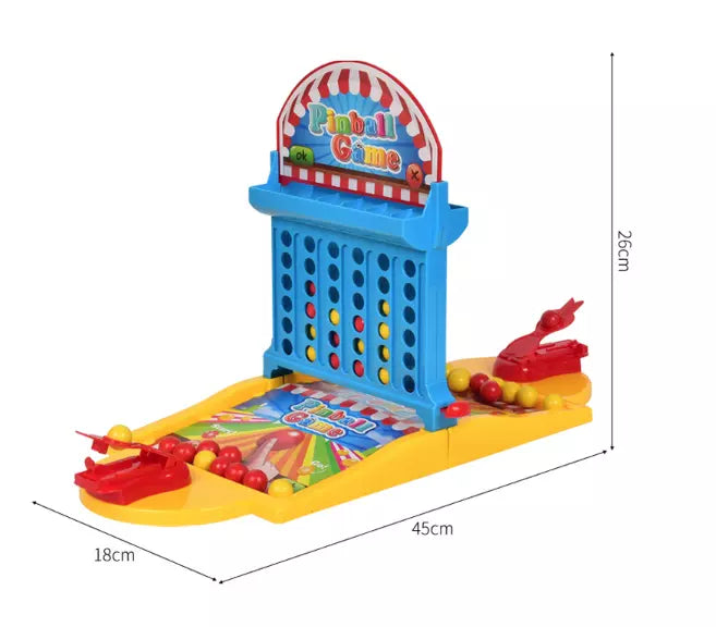 Mini Pinball Game Indoor Table Games Shooting Desktop Toy