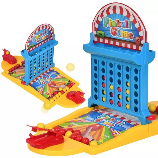 Mini Pinball Game Indoor Table Games Shooting Desktop Toy
