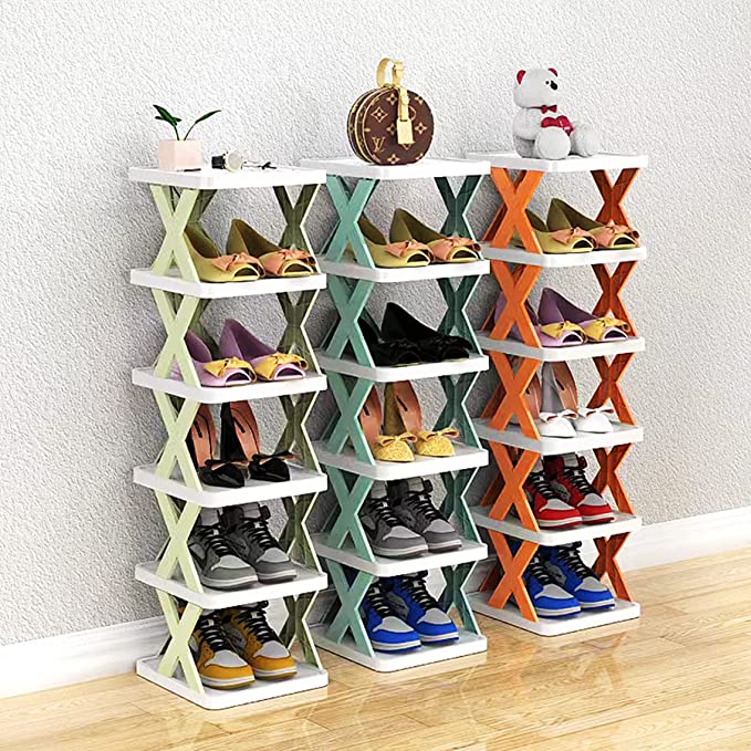 Folding X Shape Shoe Rack (Shoe organizer)