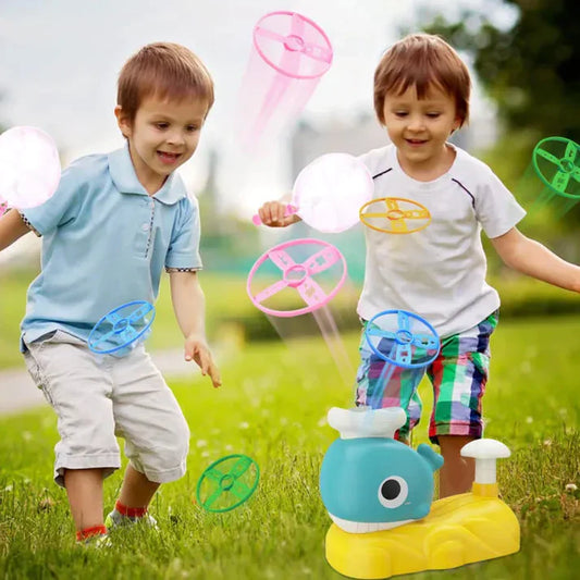 Whale Catching Game Flying Disc Launcher
