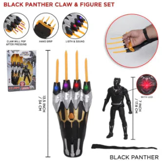 Marvel Avengers Black Panther Action Figure With Claw